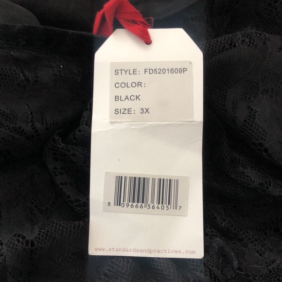 Bethany A-Line Slip Dress In 3X - Picture 3 of 3